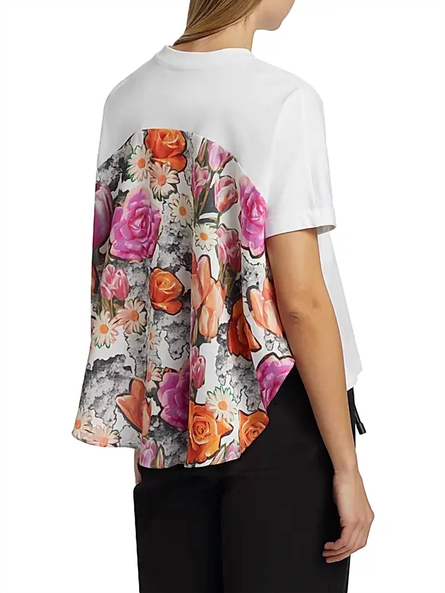 3.1 Phillip Lim - Floral Collage Combo Tee