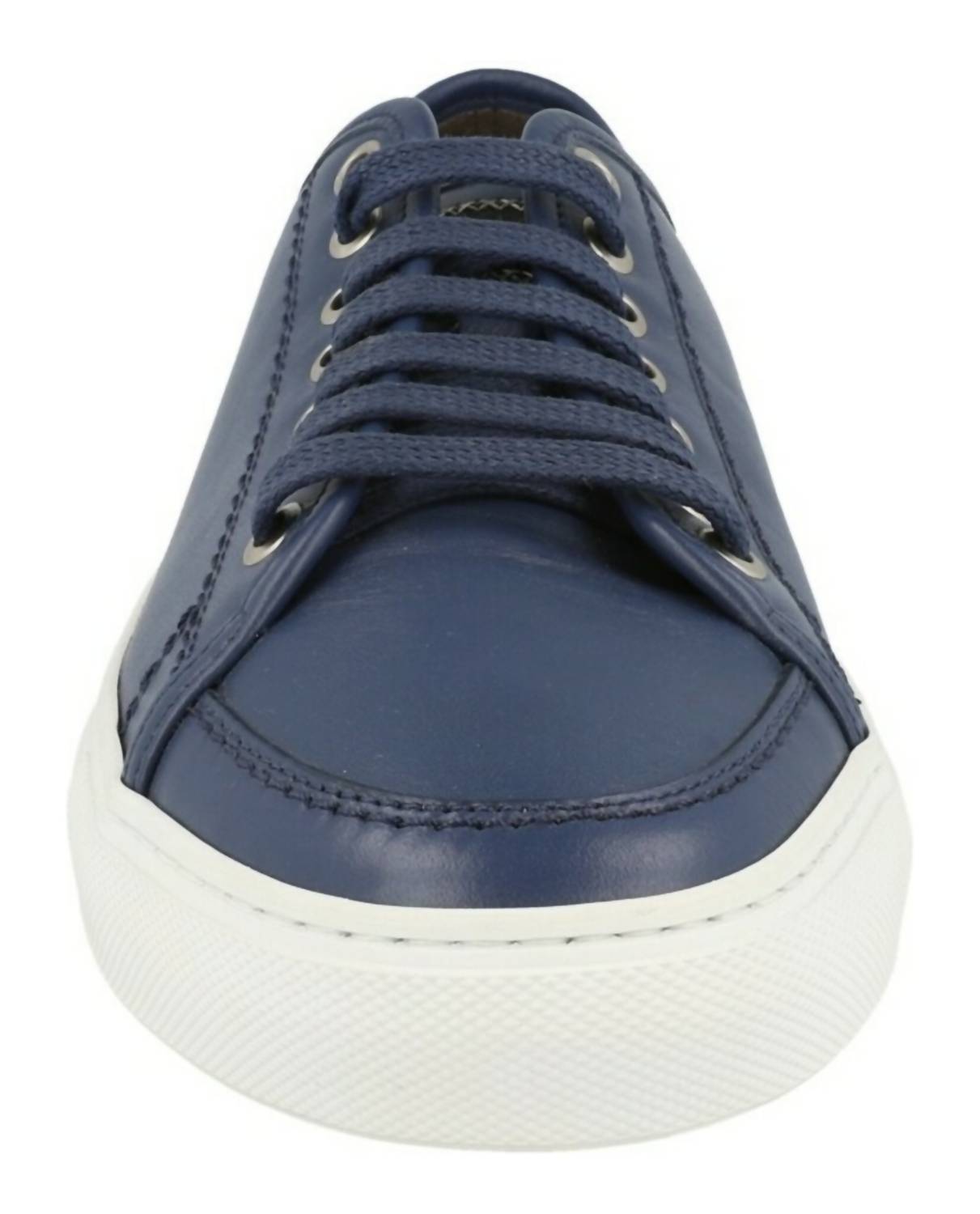 Brioni Men's Leather Low-top Tennis Sneakers in blue - men's sneaker - view 4