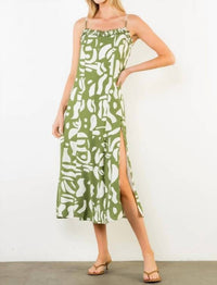 Thml - Marilynn Thin Strap Printed Mini Dress