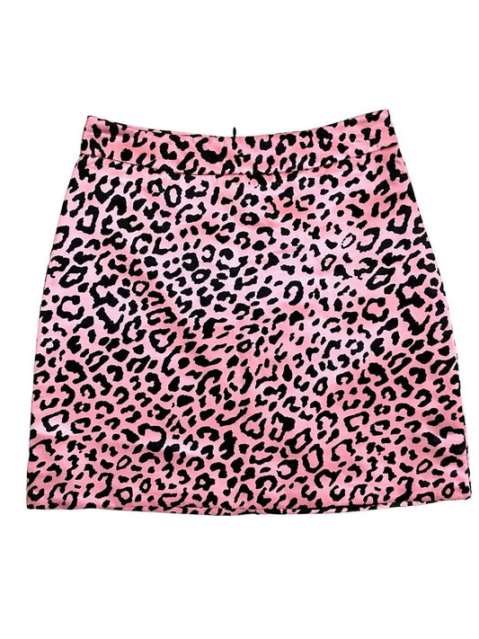 Beulahstyle - WOMEN'S SATIN ANIMAL PRINT MINI SKIRT