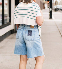Gentle Fawn - STRIPE V-NECK SWEATER