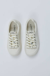 Lonza Women's Synda Low Top Sneakers in white - women's sneaker - view 6