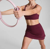 Spanx Onform Lightweight Skort in plum berry - women's shorts - view 6