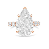 Diana M Jewels - Women's Pear & Round Lab-Grown Diamond Fashion Ring (6.00 Ct) - Elegant