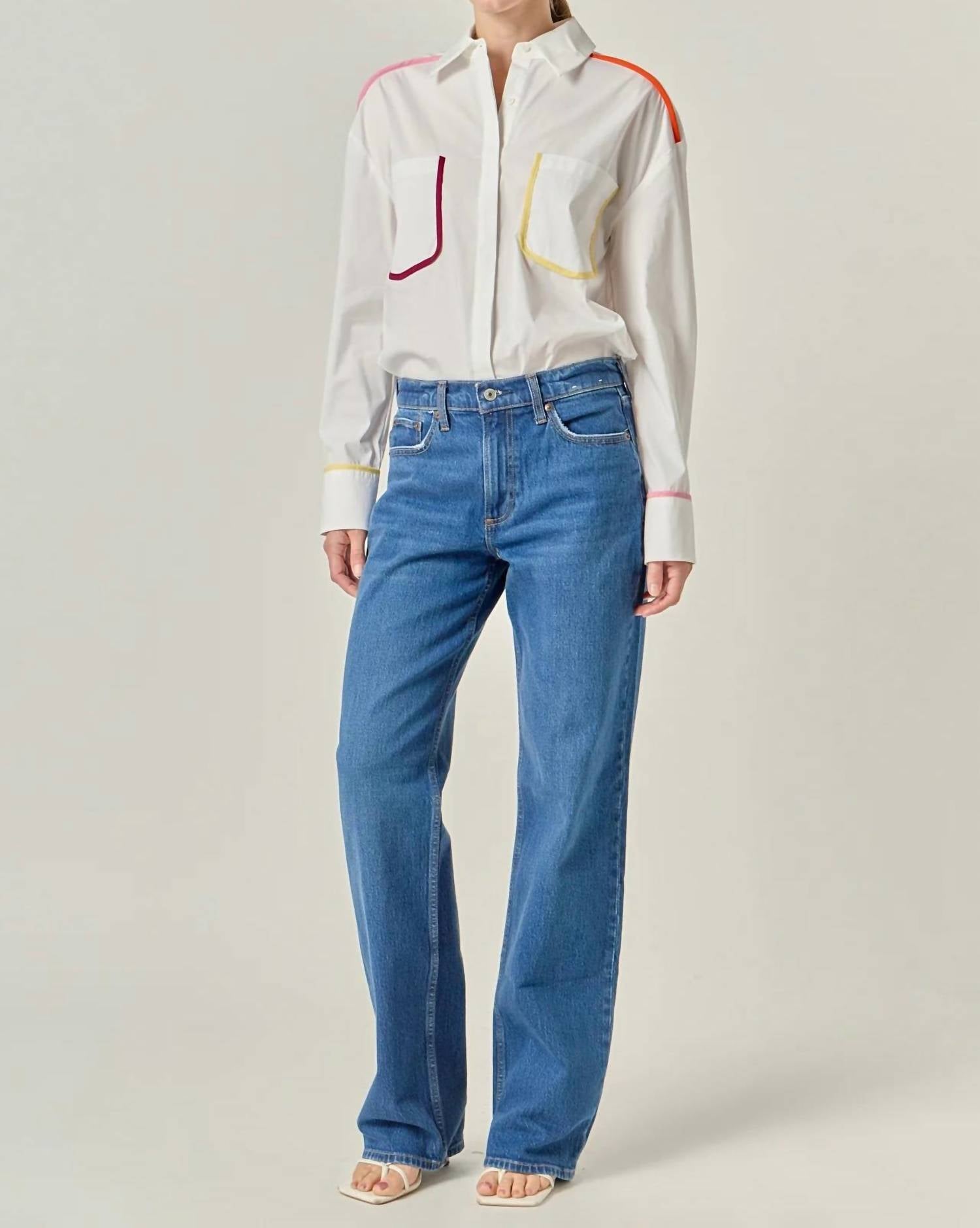 English Factory - Louise Binding Detail Shirt