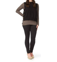 Papillon - Knit Vest With Side Button Detail