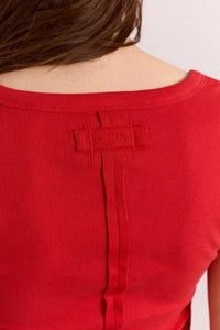 Damson Madder - Paige V-neck Tee