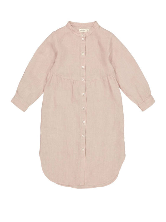 Girl's Dosa Linen Shirt Dress