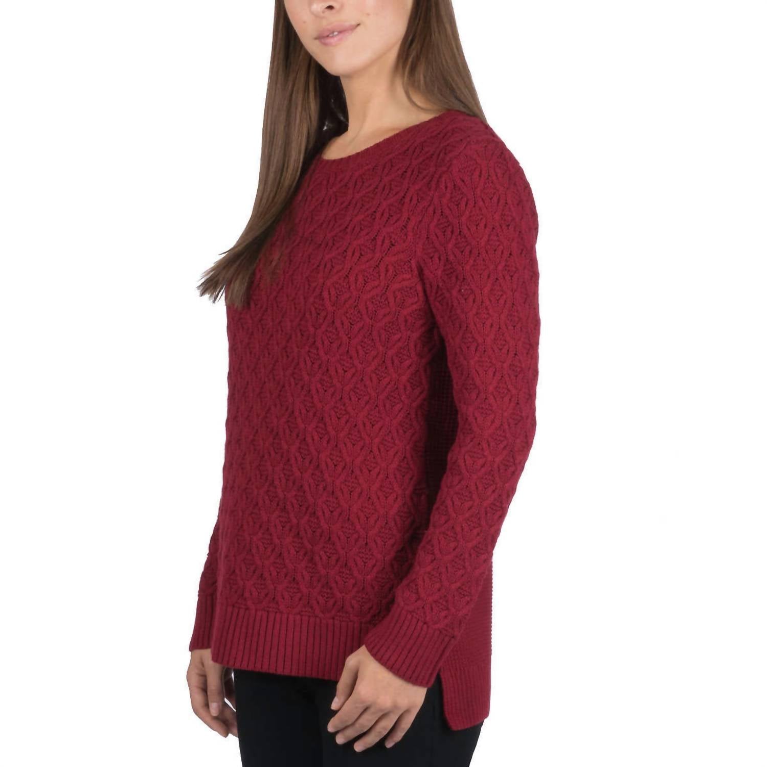 Jeanne Pierre - Cotton Textured Sweater