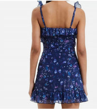 French Connection - Aidan Bai Lurex Frill Dress