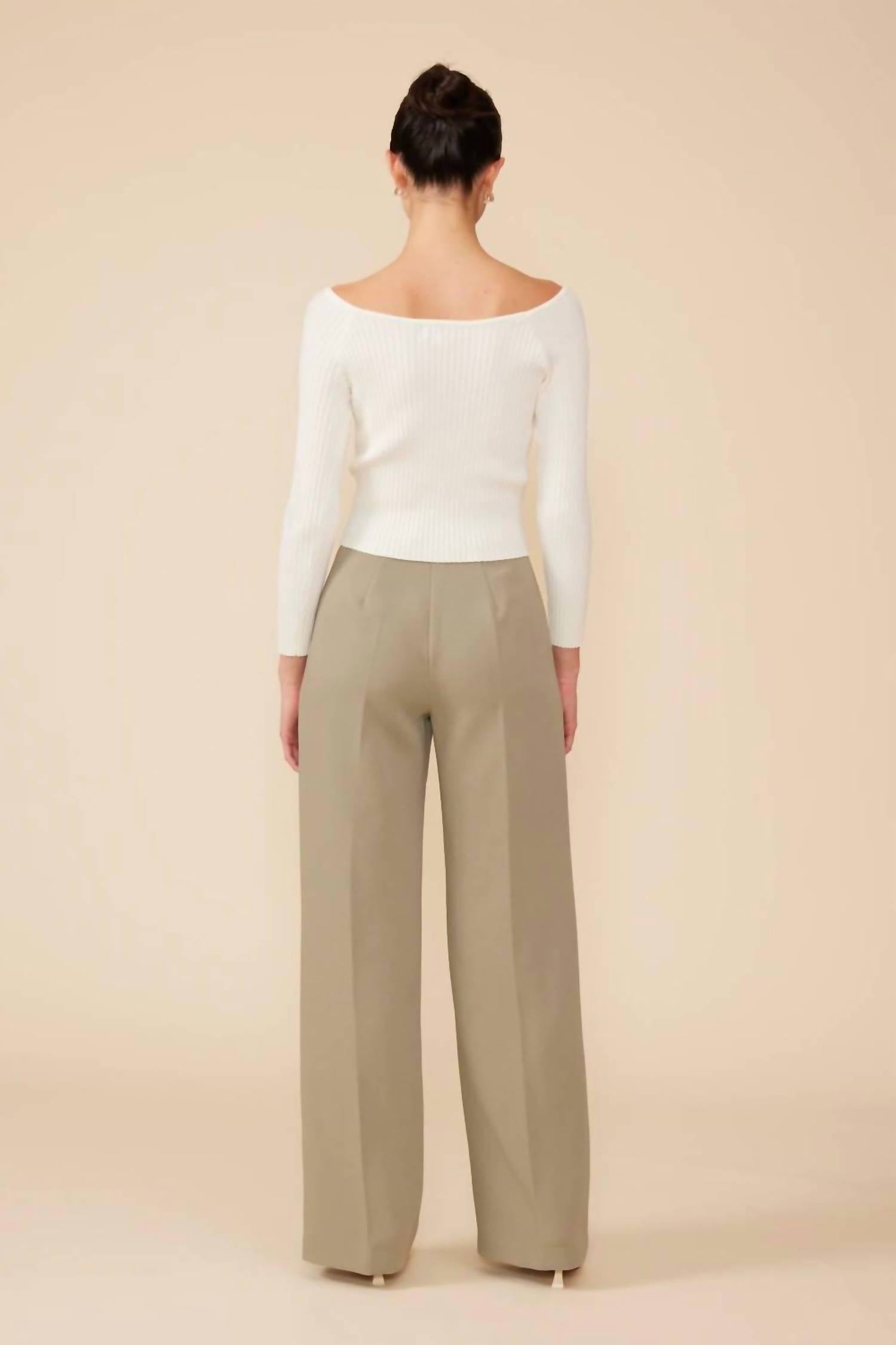 Lucy Paris - Diana Wide Leg Pants