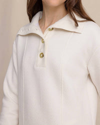 Southern Tide - Tonya Button Mock Pullover
