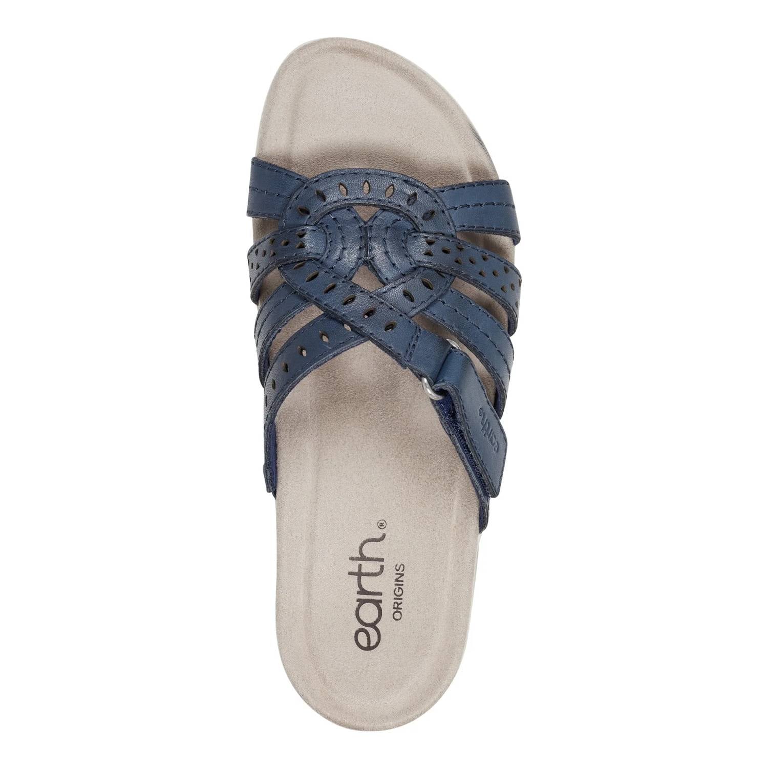 Earth - Women's Sassoni Strappy Casual Slip-on Flat Sandals