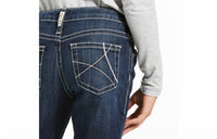 Ariat - Girl's Trouser Mid Rise Stretch Ella Wide Leg Jean