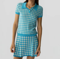 Guest In Residence - Gingham Shrunken Polo