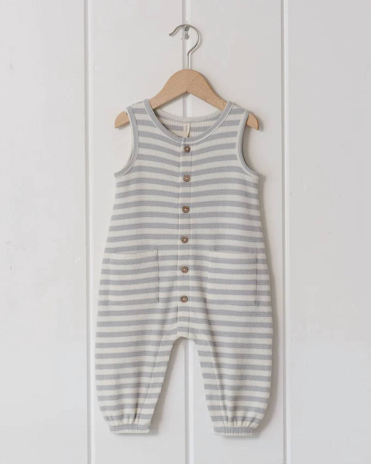 Quincy Mae - Kids Waffle Jumpsuit