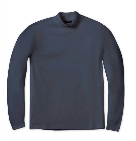 Scott Barber - Men's Pima Mock Turtleneck Top