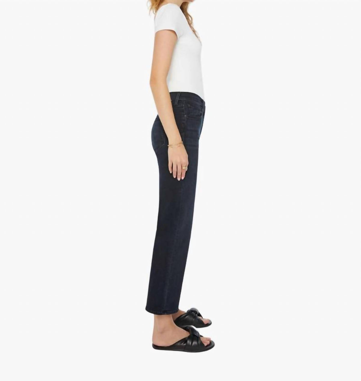 Mother - Mid Rise Rambler Zip Ankle Jeans