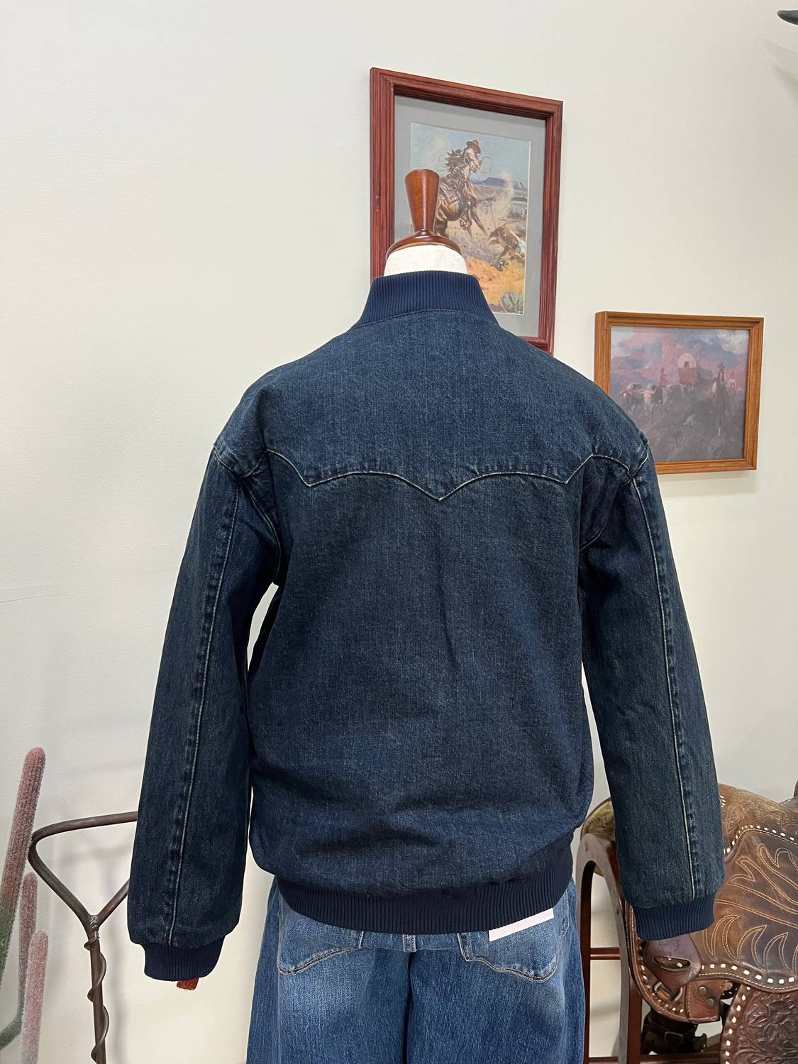 Rock & Roll Denim - Women's Western Embroidered Bomber Jacket