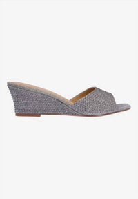 J. Renee - Women's Coralie Rhinestones Slip On Sandals