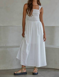 By Together - Square Neck Smocked Dress