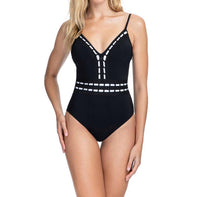 Profile By Gottex - V-Neck One Piece Swimsuit