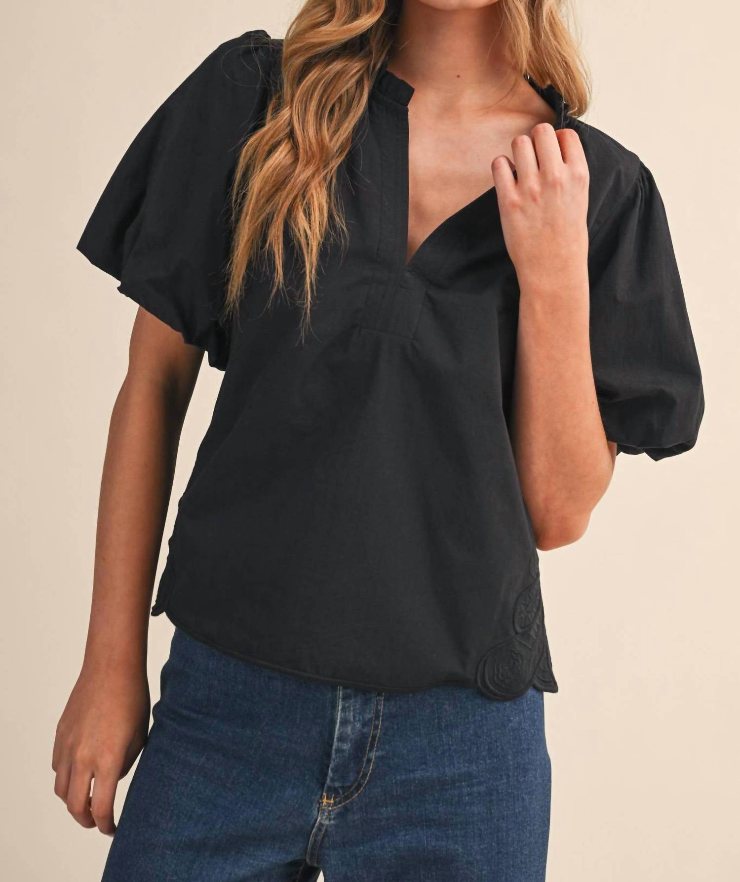 &Merci - Muse Puff Sleeve Blouse