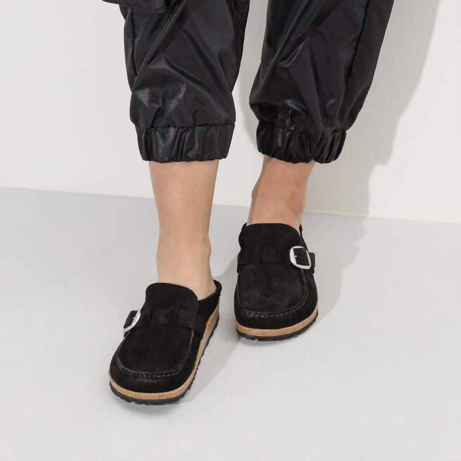 Birkenstock - Unisex Buckley Suede Leather Clogs