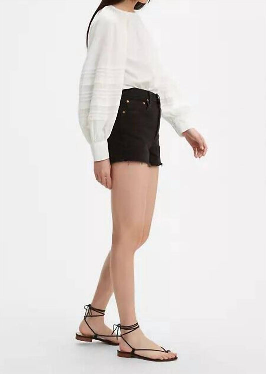 Levi'S - High Rise Button Fly Fringe Ribcage Shorts