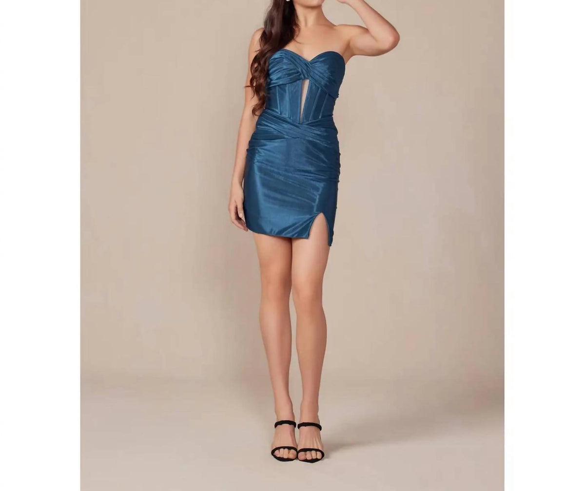Nox Anabel - Everly Strapless Fitted Homecoming Dress