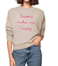 Golden Sun - Snow Makes Me Happy Cashmere Sweater