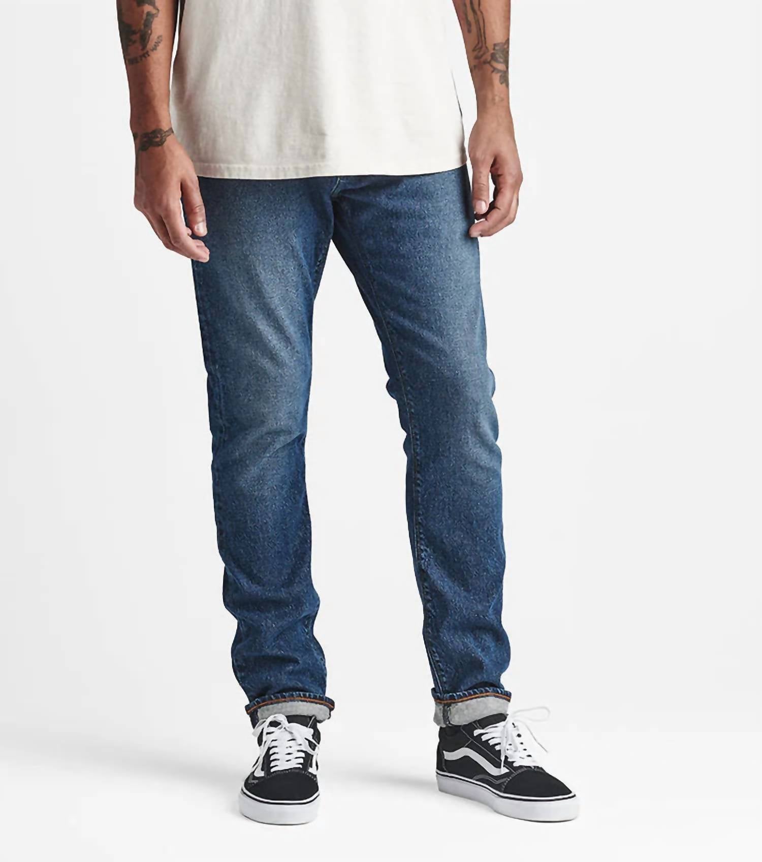 ROARK HWY 128 Straight Fit Denim Jeans in blue - men's jeans - alternate view