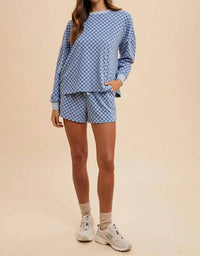 Anniewear - Coastal Check Lounge Set