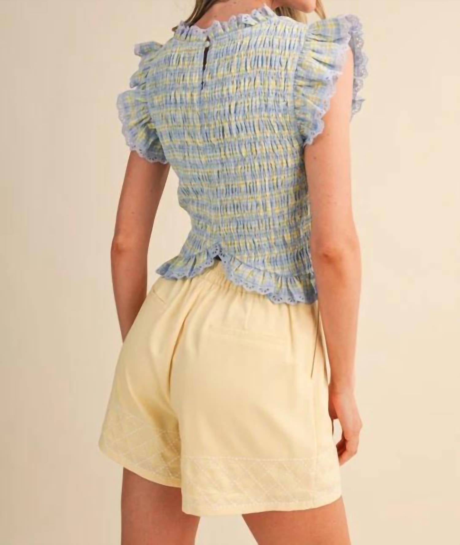 &Merci - The Erica Plaid Top