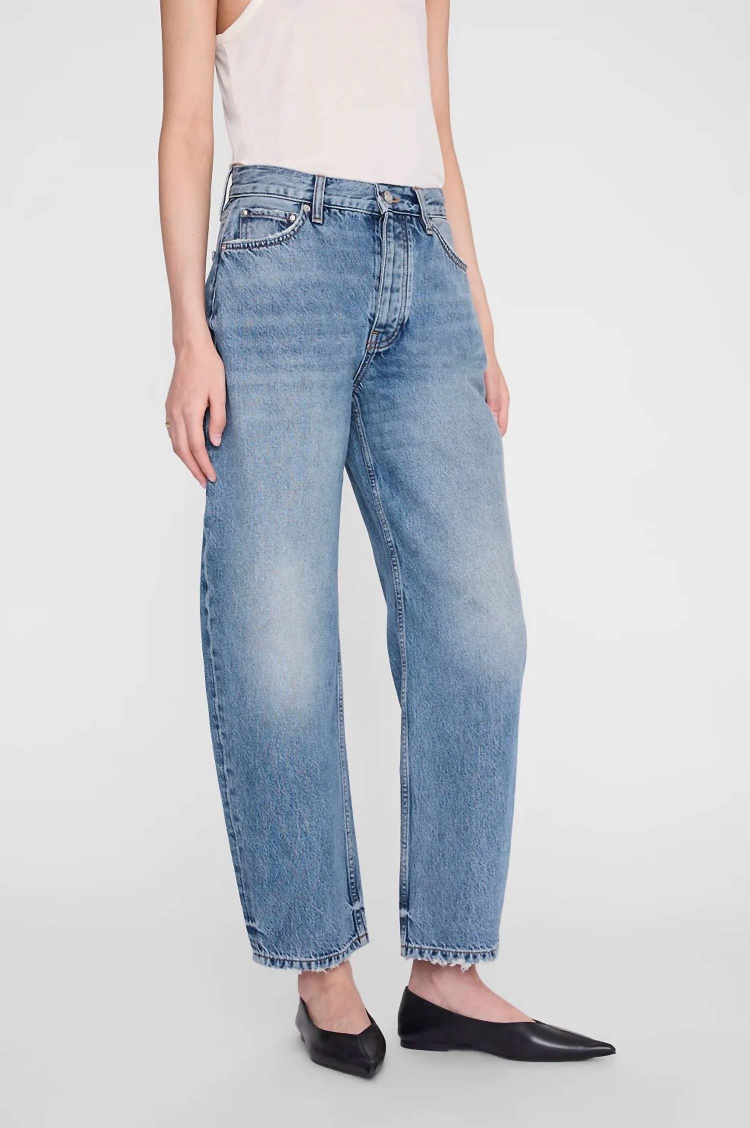 ANINE BING Fritz Jean in baltic blue - women's jeans