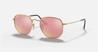 Ray Ban - Hexagonal Flat Lens Large Non Polarized Sunglasses Rb3548n 001/z2