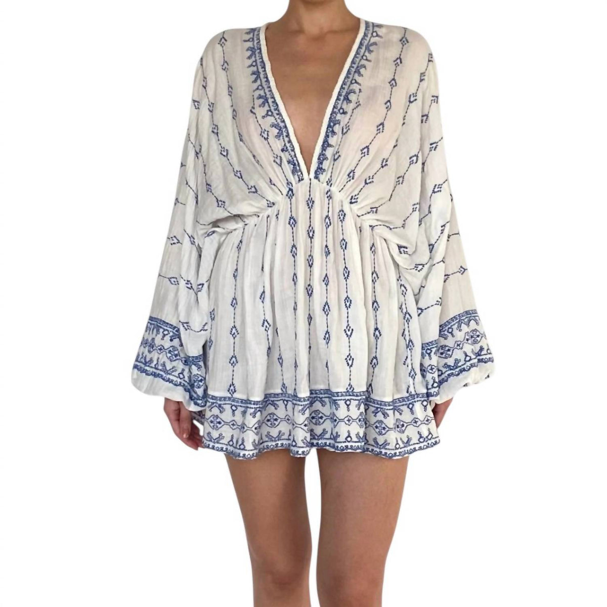 Rococo Sand - June Kaftan Mini Dress
