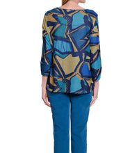 Multiples - Kaleidoscope Zip Pocket Top