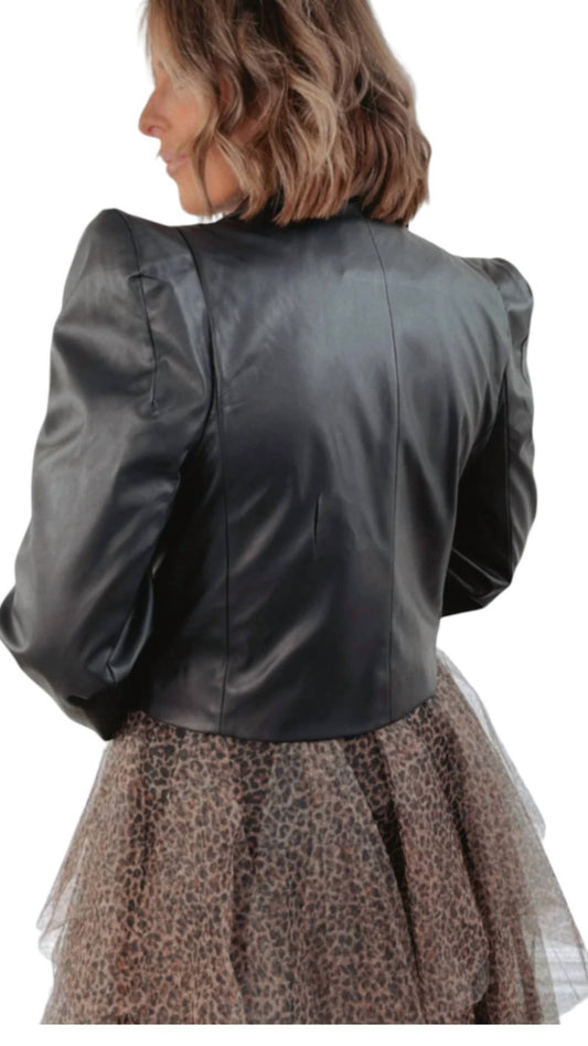 Entro - Paparazzi Faux Leather Jacket