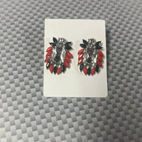 Stadium Gem - Women's Game Day Glam Cluster Earrings