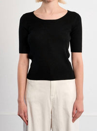 Lili Sidonio - Women's Key Hole Back Knit Top