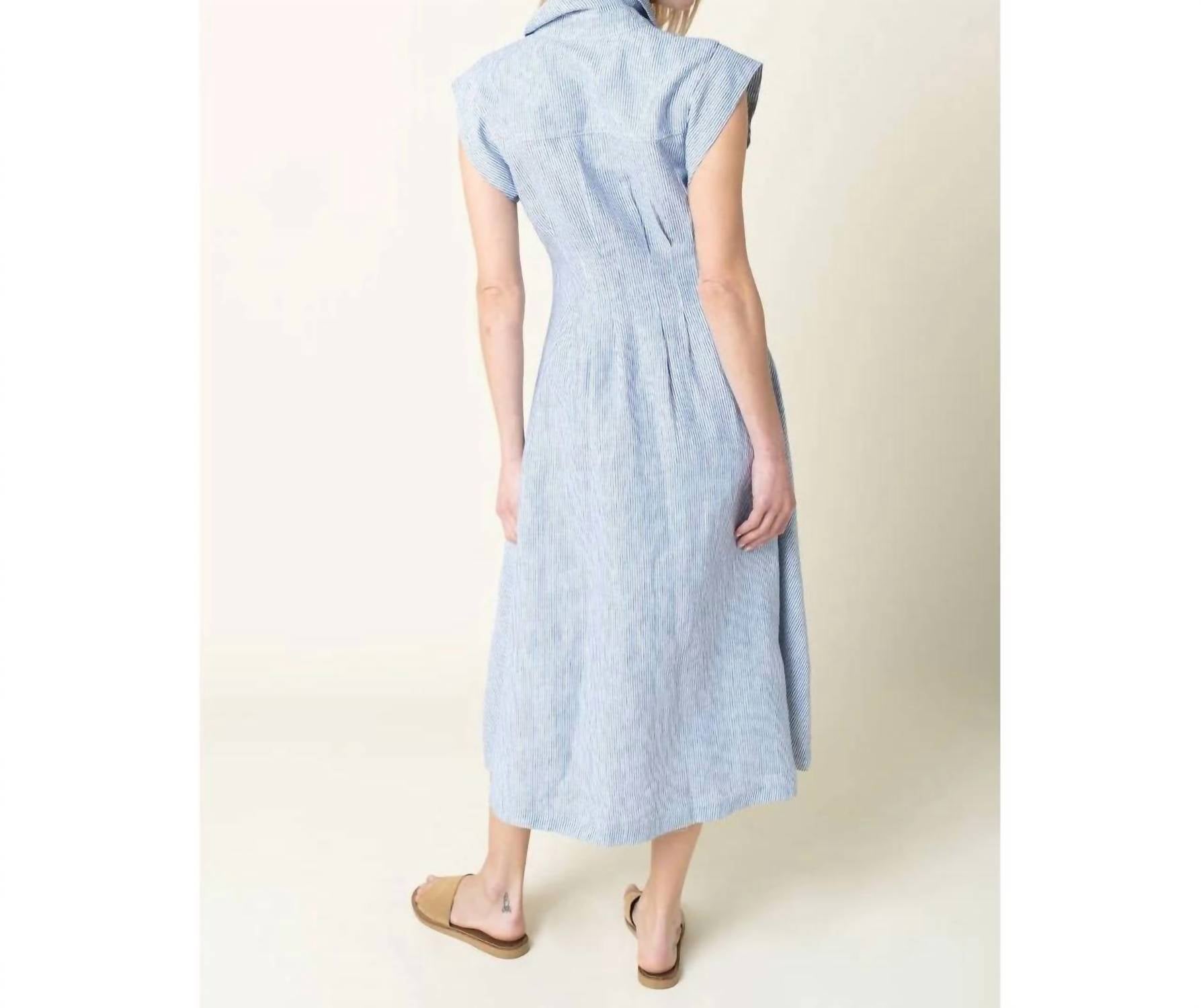 Olivaceous - Dorothy Button Front Maxi Dress