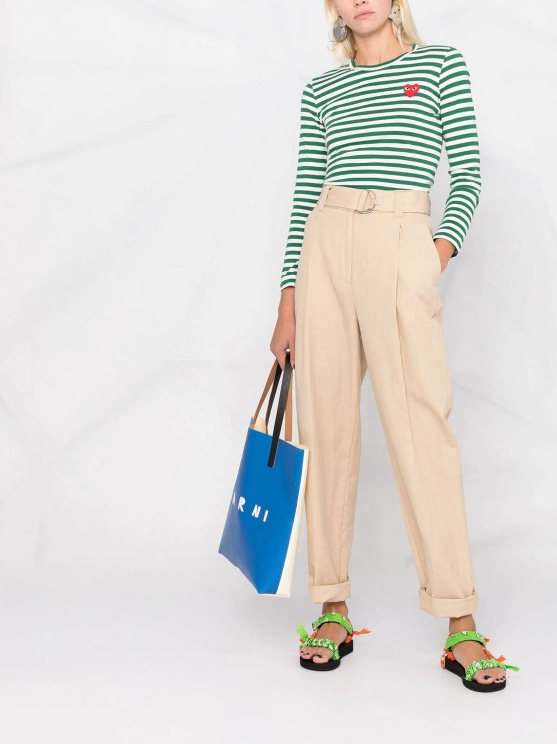 Msgm - Contemporary Belted Trousers