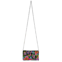 Mary Frances - Women's So Sweet Beaded Floral Crossbody Phone Bag