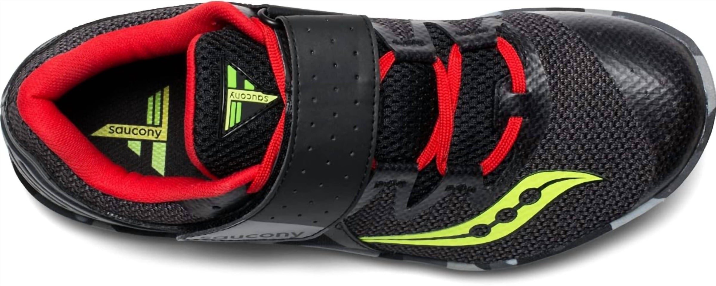 SAUCONY Men's Unleash Sd 2 Track & Field Running Shoe in 2 black red - men's shoe - alternate view