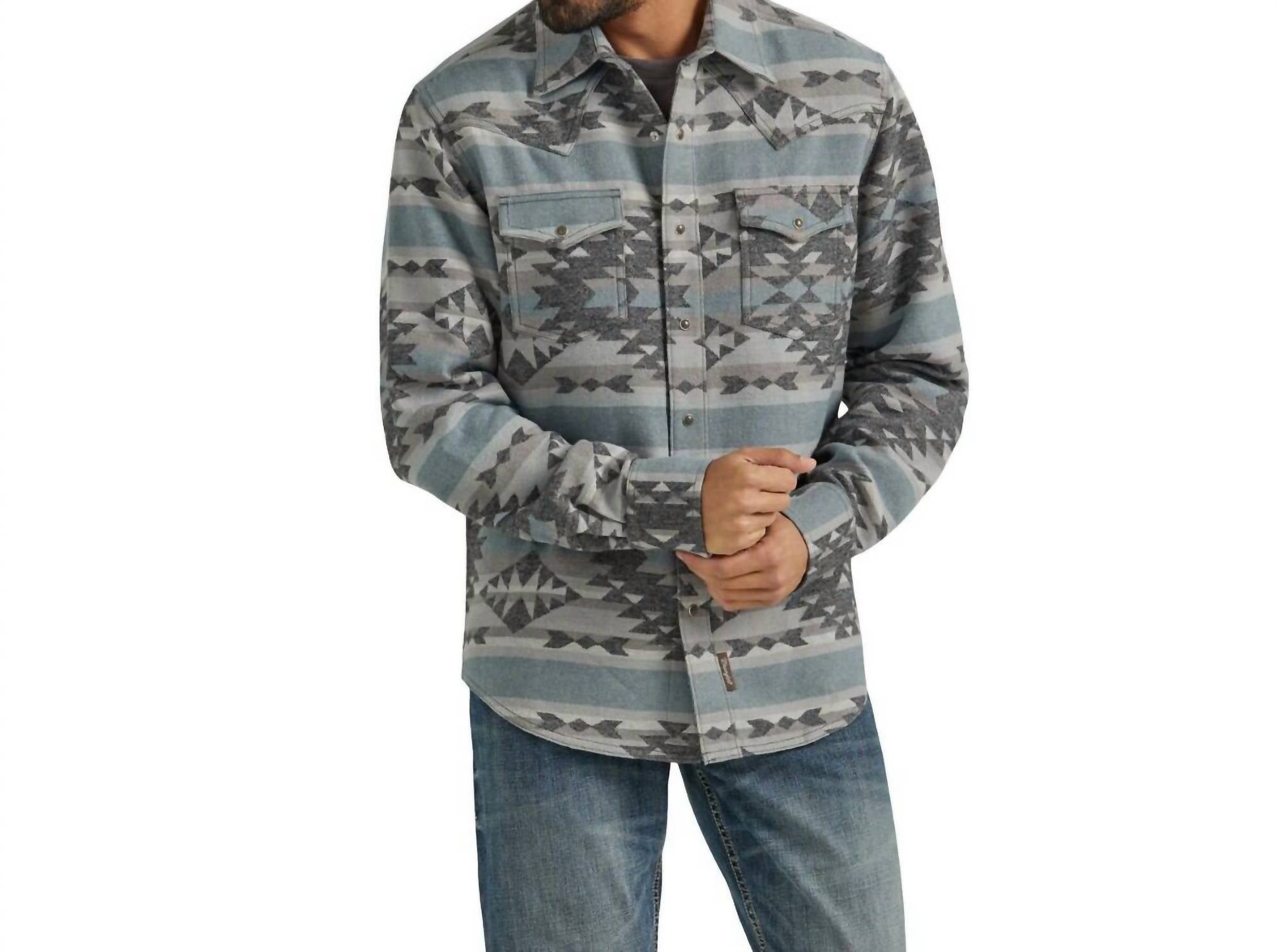 Wrangler - Aztec Long Sleeve Shirt