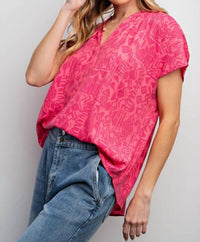 Easel - The Peach Blossom Top - PLUS