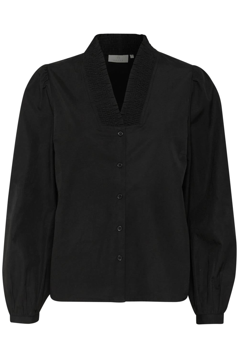 Kaffe - Kamaia V-neck Pleats Long Sleeve Shirt