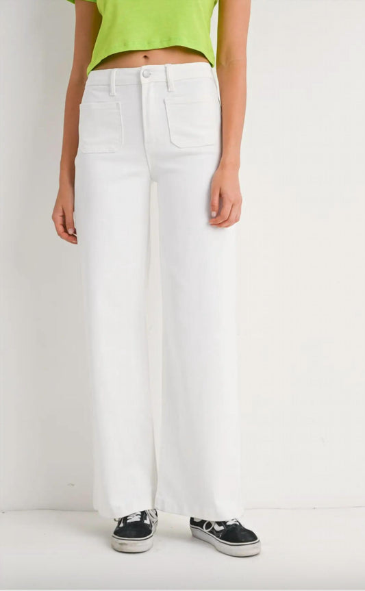 Just Black Denim - Mini Patch Pocket Pants