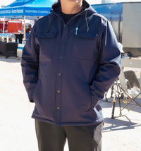 Diamond Apparel - Hooded Shirt Jacket